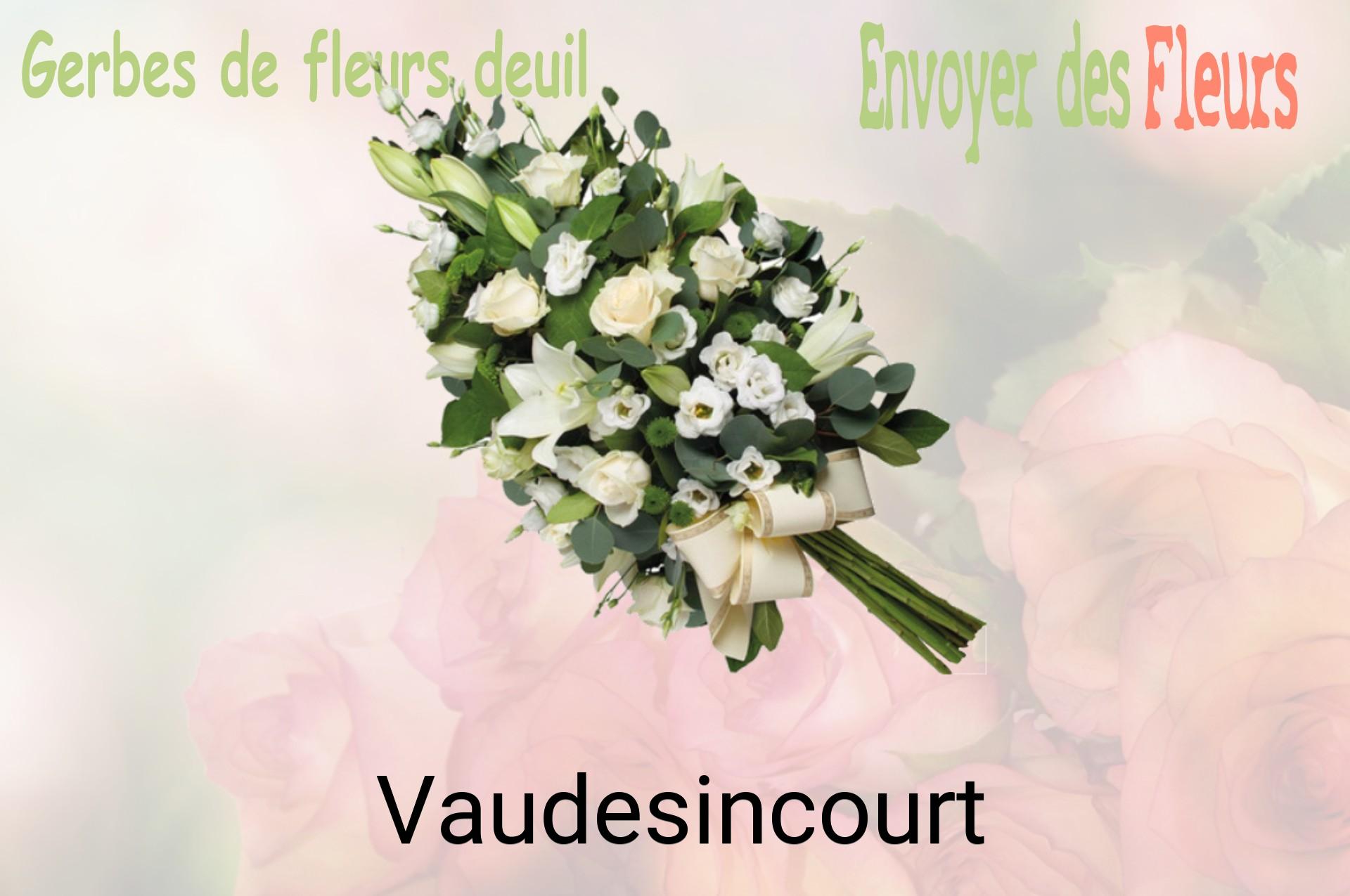 Gerbe de fleurs de deuil livrée à Vaudesincourt